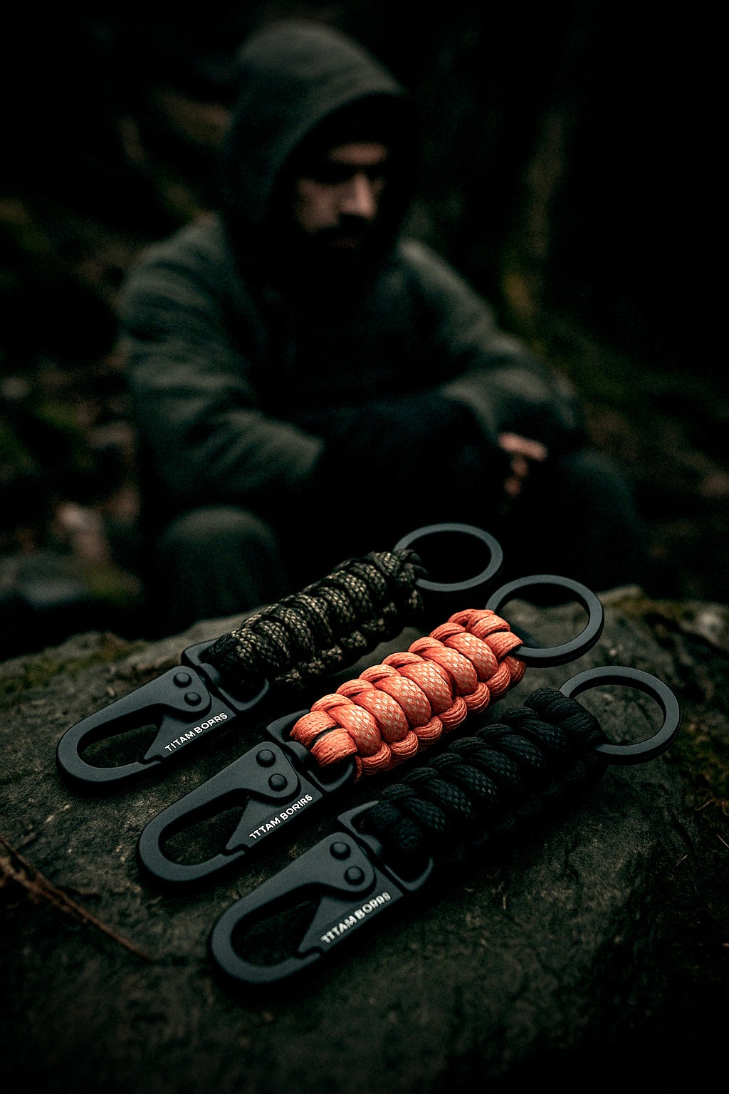 SurvivorCord Paracord Keychains | 3-PACK