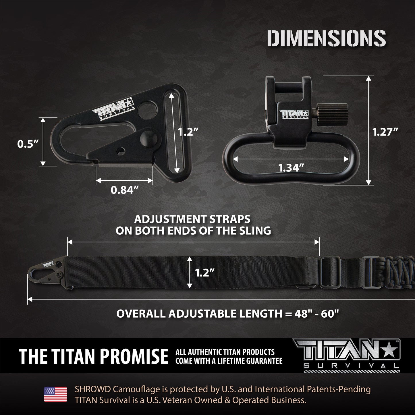 SurvivorCord® Weapon Sling | 2-Point Tactical Fire-Ready System