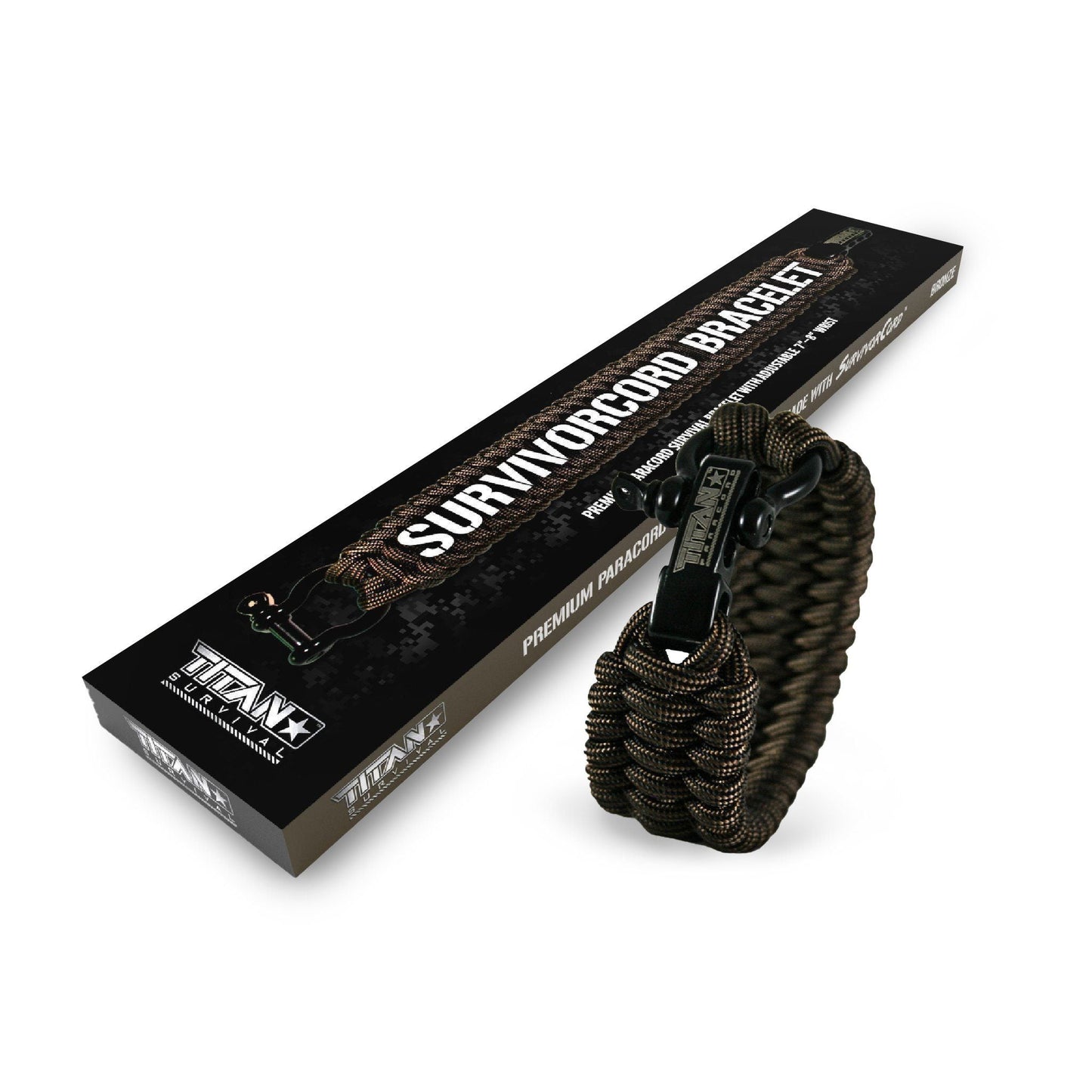 SurvivorCord® Tactical Paracord Bracelet | Trilobite Weave | MIL-SPEC Cordage