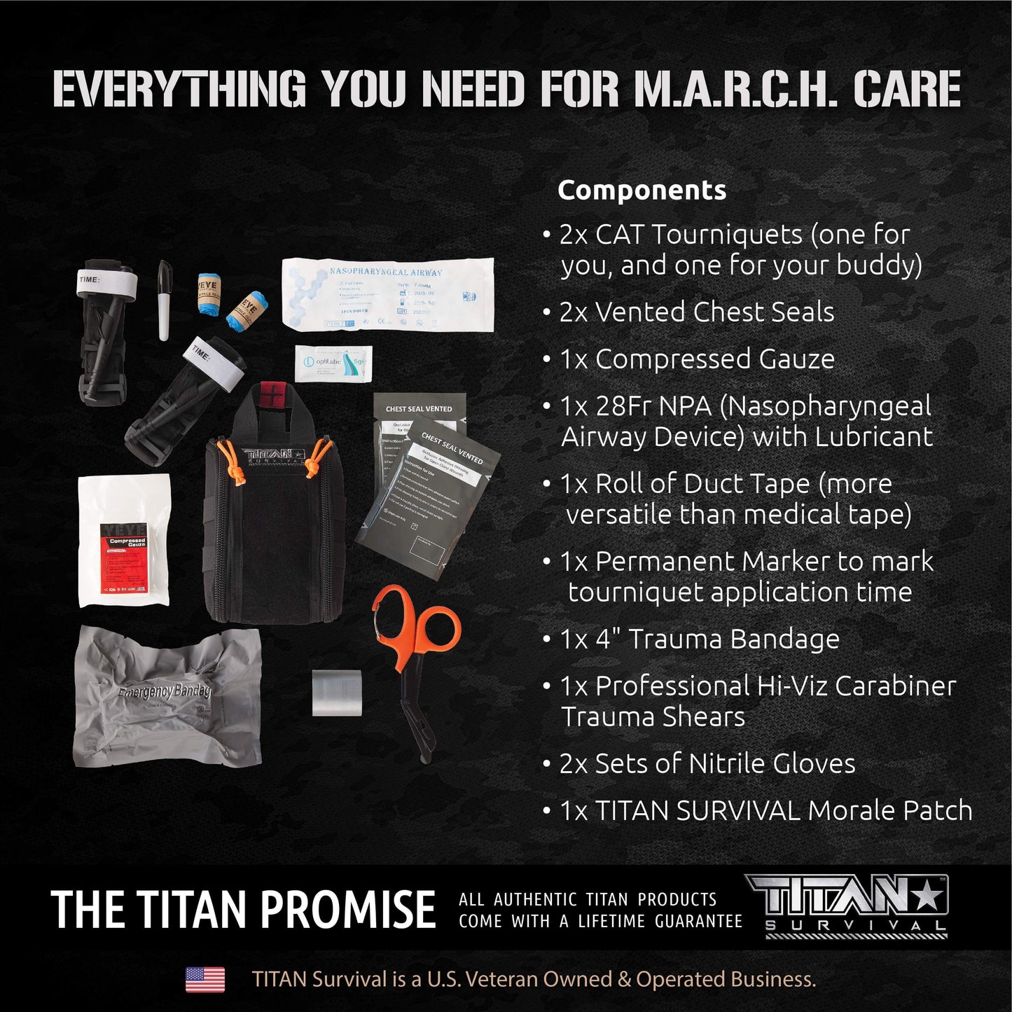 IFAK Kit | Individual First Aid Kit | 2x CAT Tourniquet