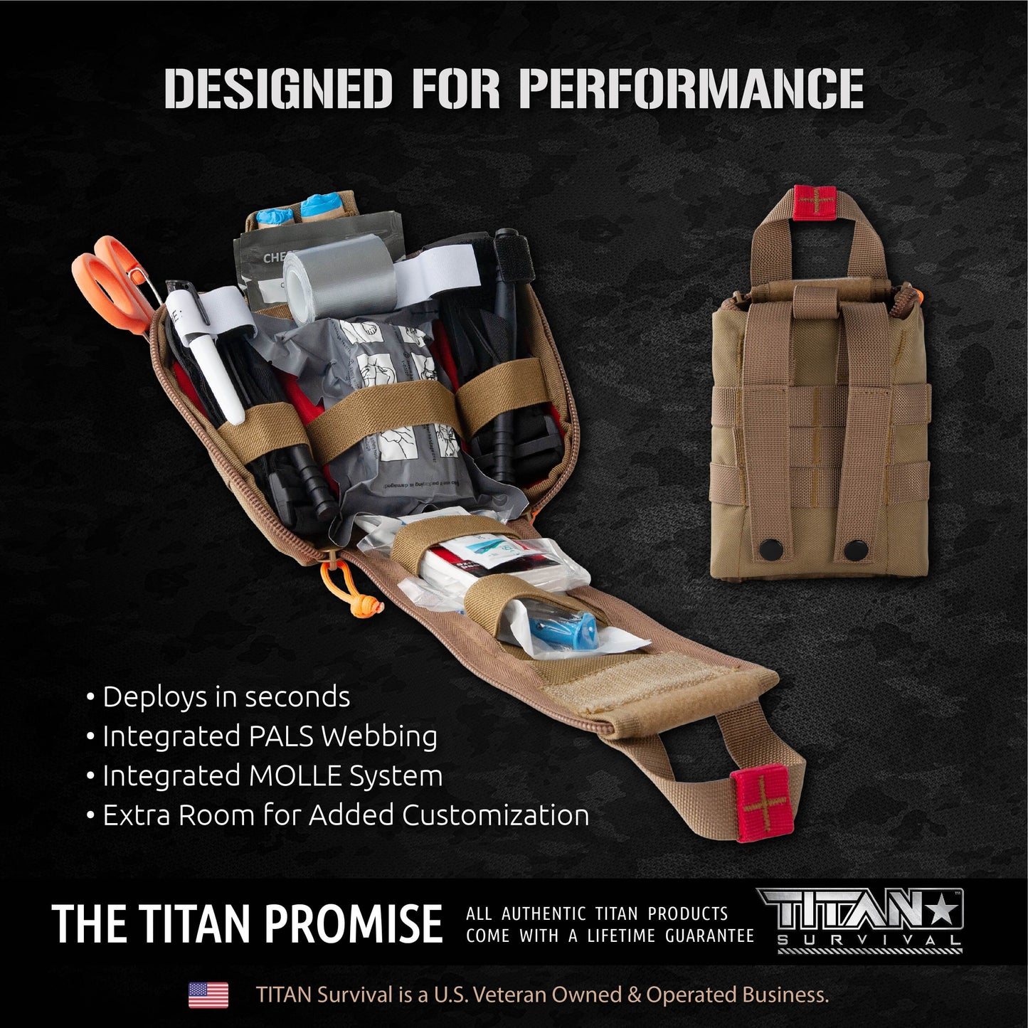 IFAK Kit | Individual First Aid Kit | 2x CAT Tourniquet