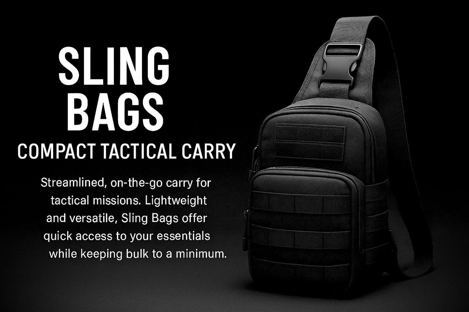 Sling Bags | Compact Tactical Carry