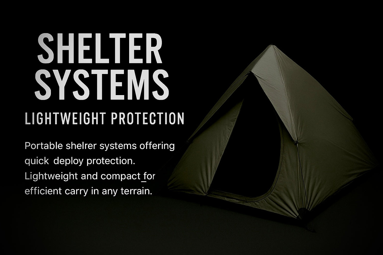 Shelter Systems | Lightweight Protection