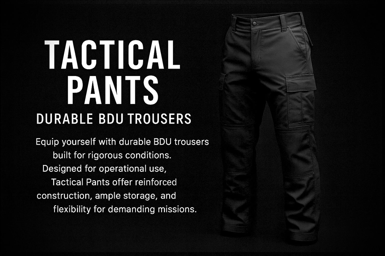 Tactical Pants | Durable BDU Trousers