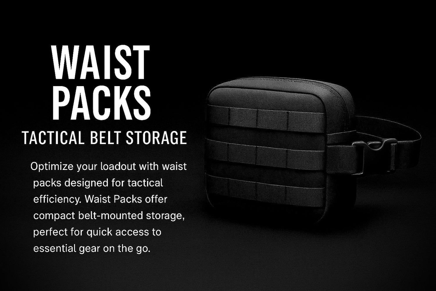 Waist Packs | Tactical Belt Storage
