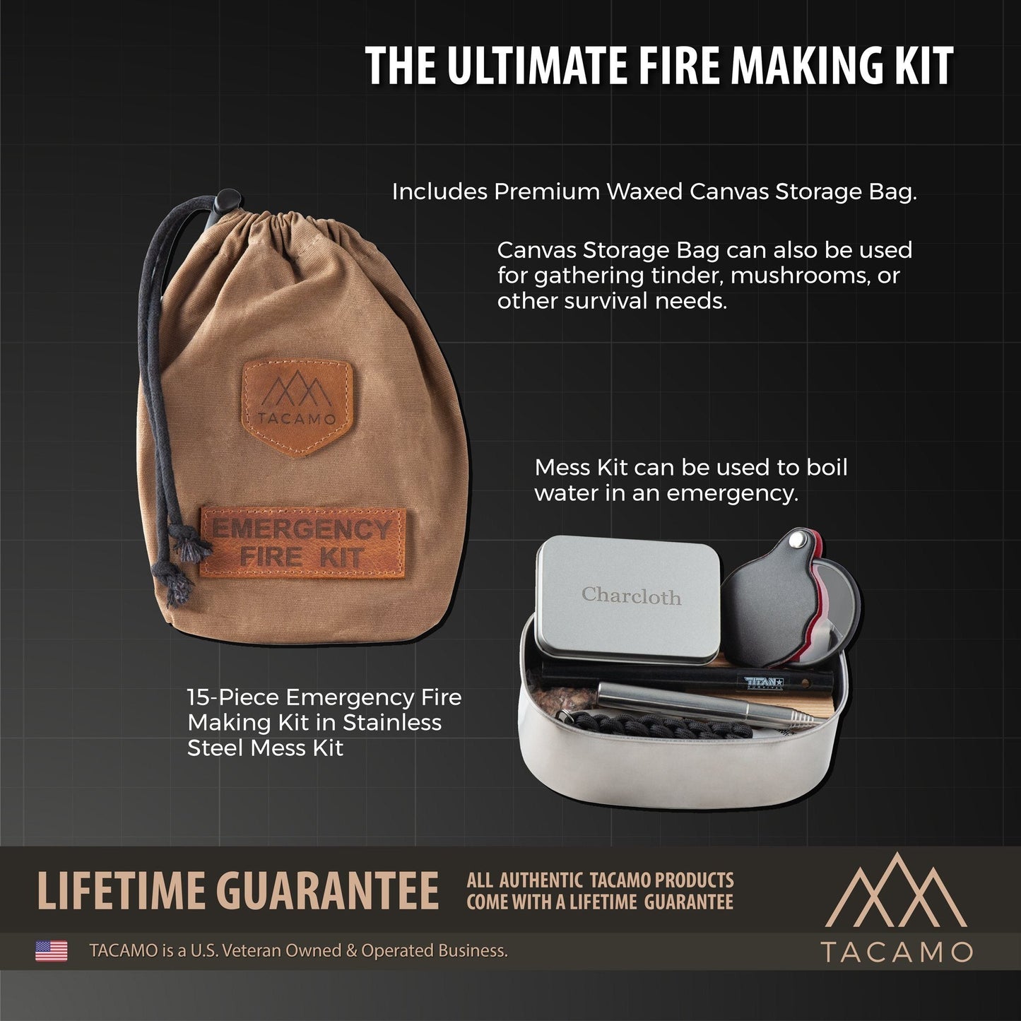 TACAMO™ FireKit | Mission-Ready Emergency Survival Gear