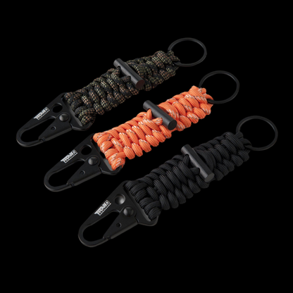 SurvivorCord Paracord Keychains | 3-PACK