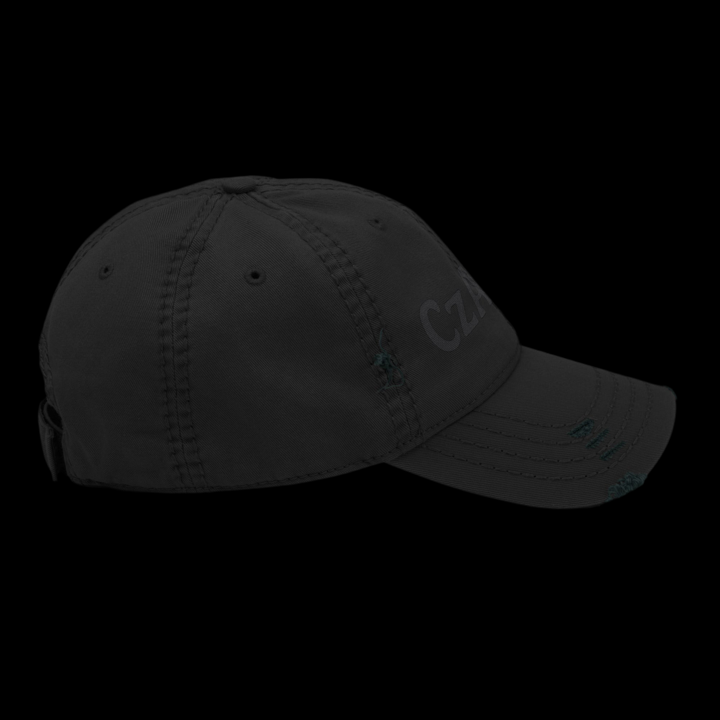 CzArmy™ Distressed Tactical Hat | Dark Edition