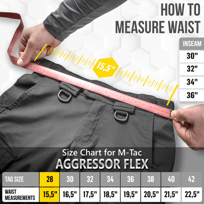 M-Tac Tactical Pants | Aggressor Gen.II Flex