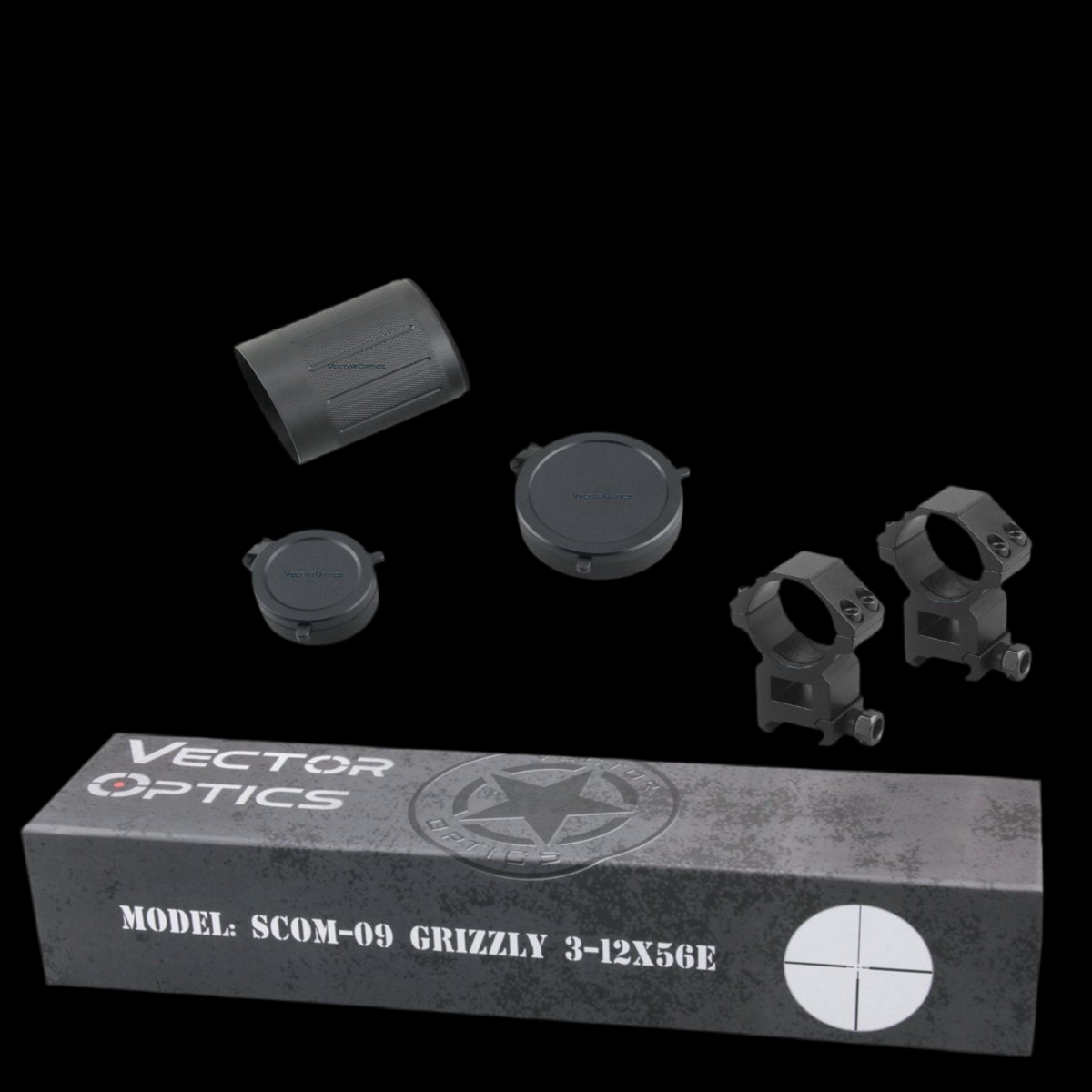 Grizzly 3–12x56 Pro Fiber | Long Range Tactical Riflescope