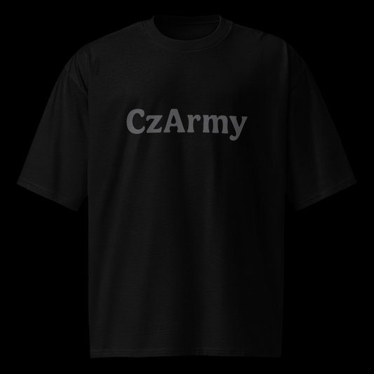 CzArmy™ Oversized Heavyweight T-Shirt | Dark Edition