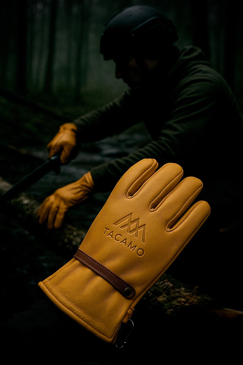 TACAMO® Leather Work Gloves | 100% Cowhide Utility Gloves