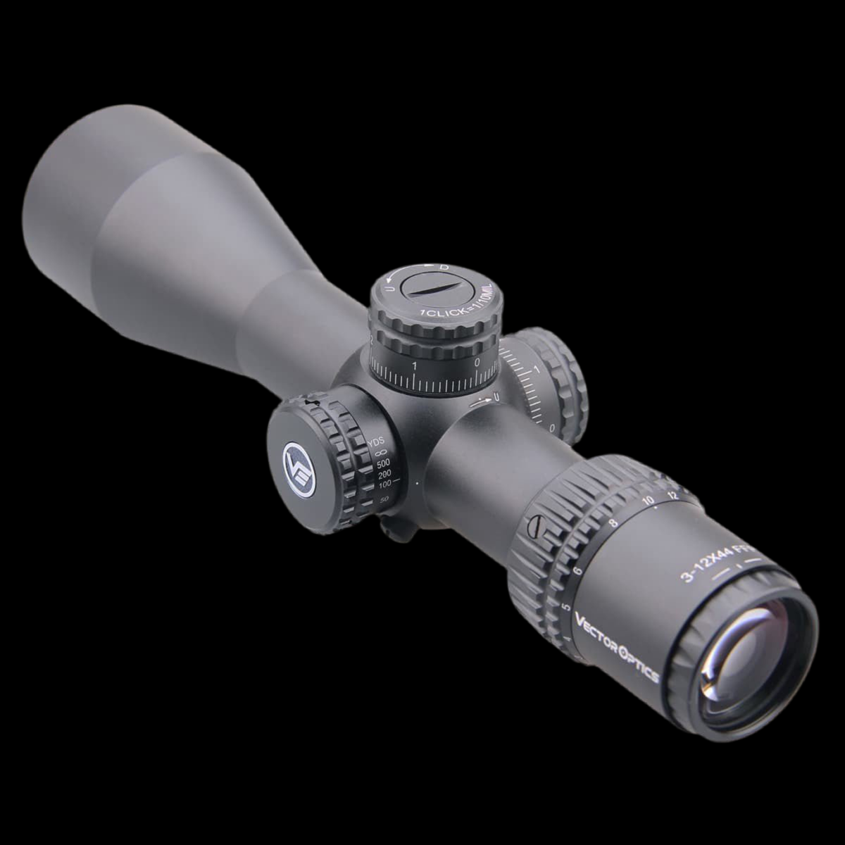 Veyron 3–12x44 FFP | Ultra Short Tactical Riflescope