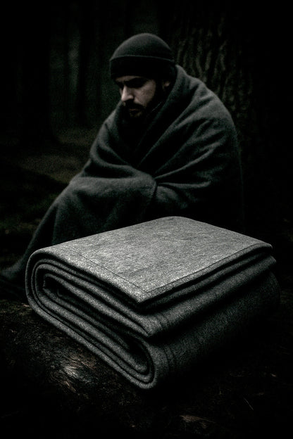 TACAMO® Military-Style Wool Blanket | 80% Recycled Wool | Tactical Thermal Gear
