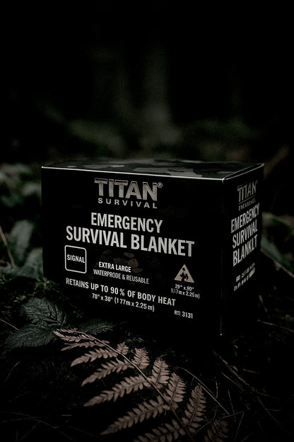 XL Mylar Emergency Survival Blankets | 70” x 90” | Signal or Camo