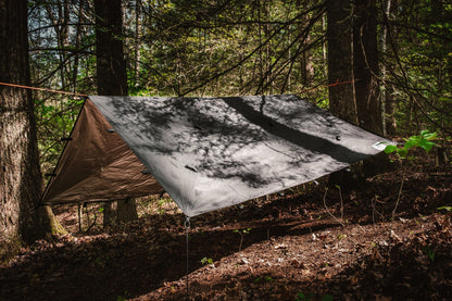 TACAMO Shelter Tarp | Bushcraft Reflective Survival Cover | 8x8 FT