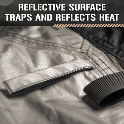 TACAMO Shelter Tarp | Bushcraft Reflective Survival Cover | 8x8 FT