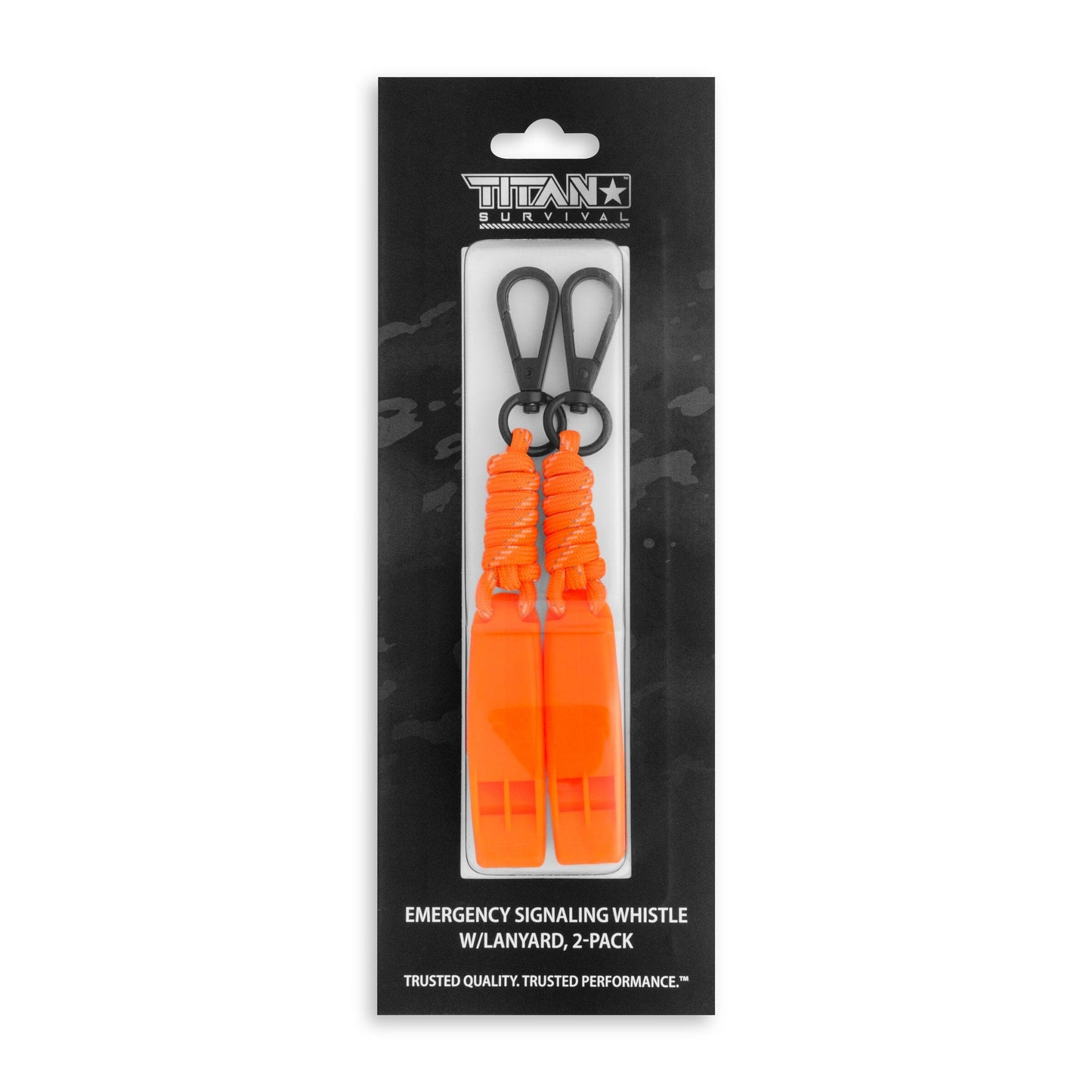 Emergency Whistles | 2-Pack Survival Signal Kit