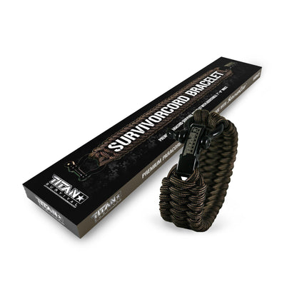 SurvivorCord® Tactical Paracord Bracelet | Trilobite Weave | MIL-SPEC Cordage