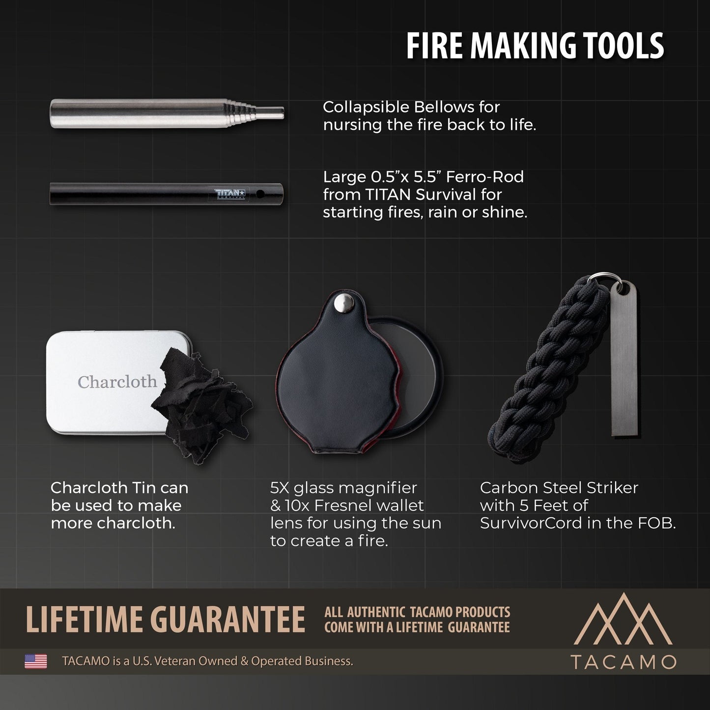 TACAMO™ FireKit | Mission-Ready Emergency Survival Gear