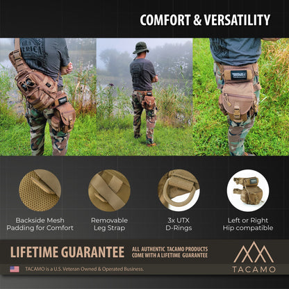 TACAMO HB10 | 10L Tactical Drop Leg Bag